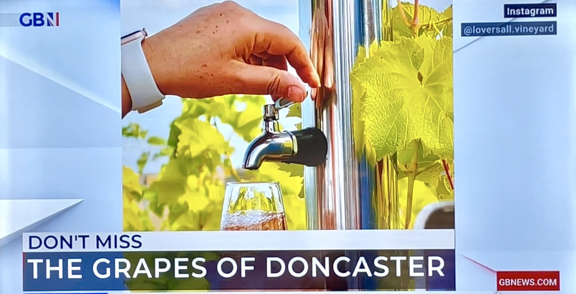 Loversall Vineyard on GB News